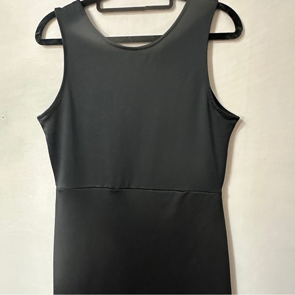 Joe Fresh Black Sheath Midi Dress Sleeveless - Picture 5 of 10